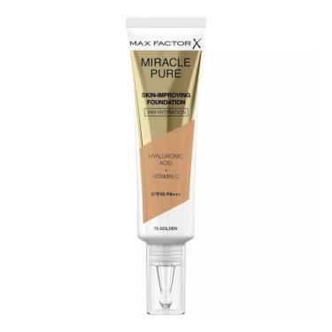 MAX FACTOR MIRACLE PURE FOUNDATION 75 GOLDEN