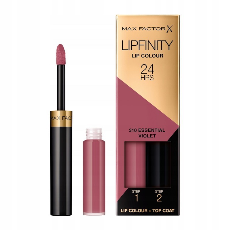 MAX FACTOR LIPFINITY LIPSTICK 310 ESSENTIAL VIOLET