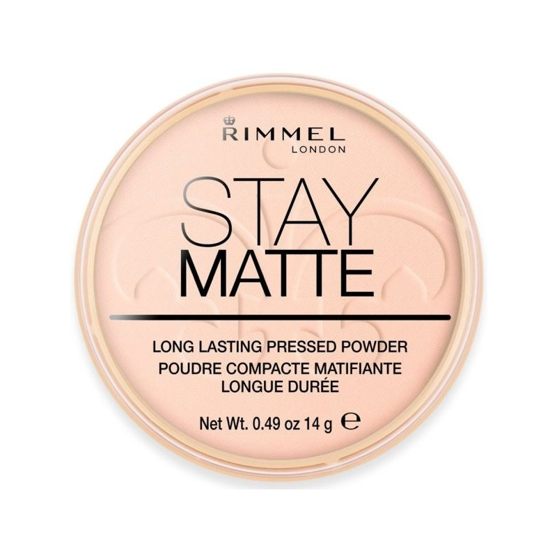 RIMMEL PUDER STAY MATTE 002